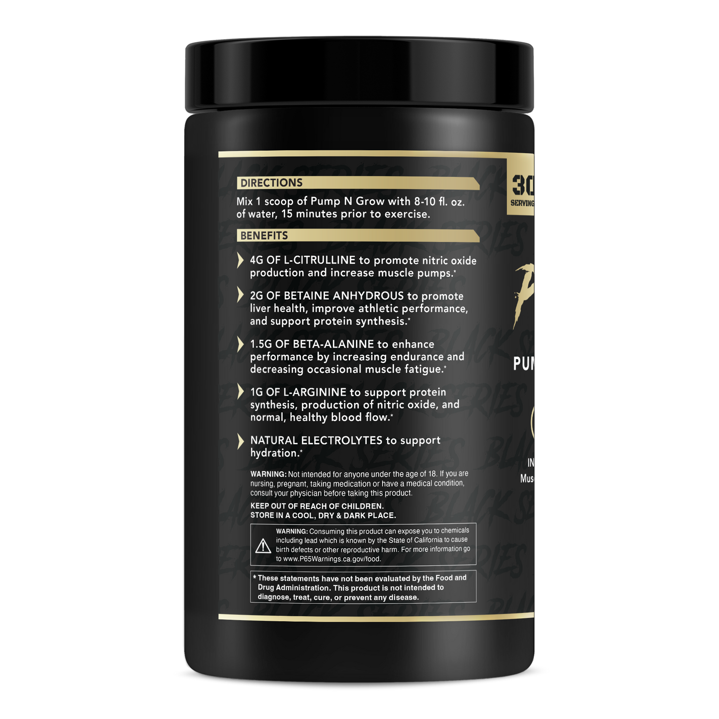 Pump N Grow Stim-free Pre-workout Powder, Operation OJ by Anabolic Warfare