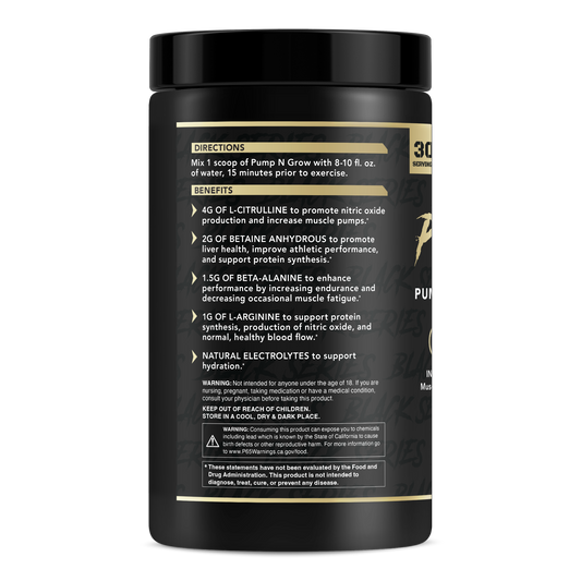 Pump N Grow Stim-free Pre-workout Powder, Operation OJ by Anabolic Warfare