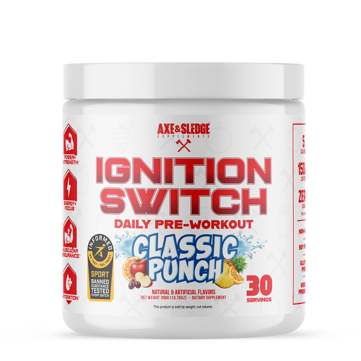 Ignition Switch Stim Pre-Workout by Axe & Sledge