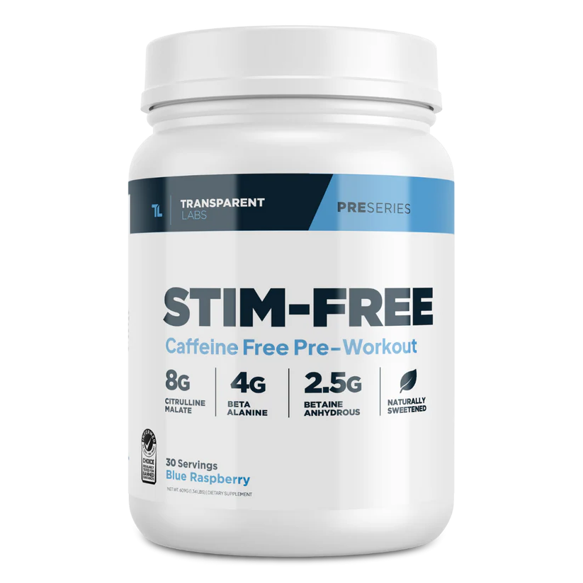 PreSeries Stim-Free Pre-workout by Transparent Labs - STORE PICKUP ONLY