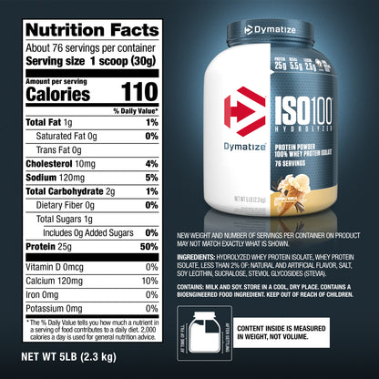 ISO 100 Protein Powder by Dymatize