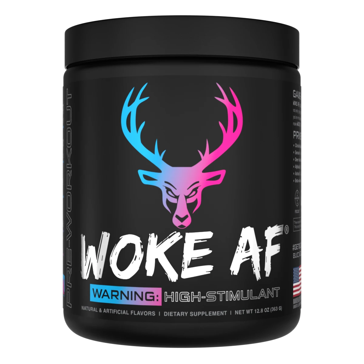 WOKE AF Pre-workout Powder by Bucked Up