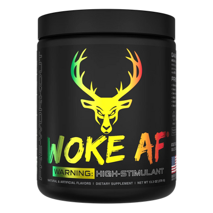 WOKE AF Pre-workout Powder by Bucked Up