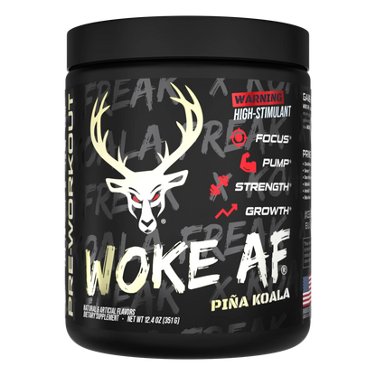 WOKE AF Pre-workout Powder by Bucked Up