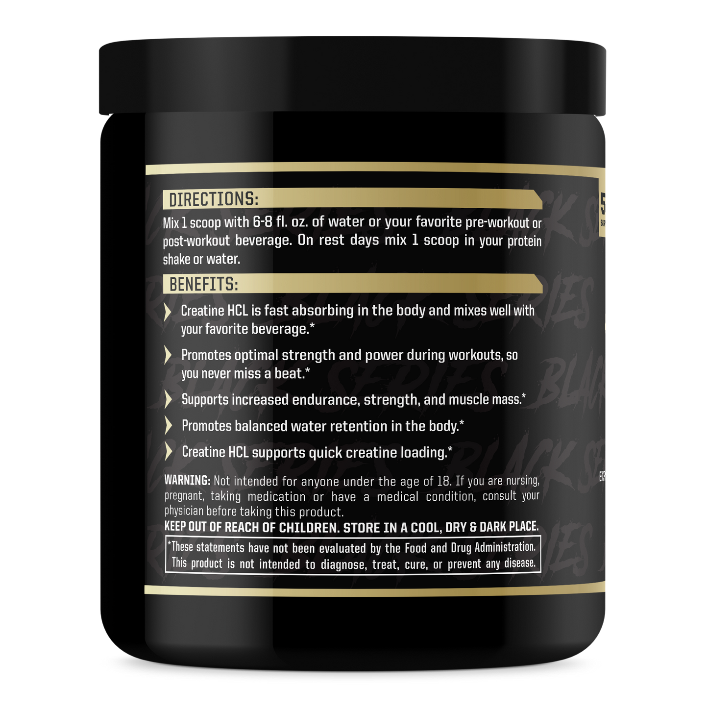 Creatine Carnage Creatine HCL, Au Naturel by Anabolic Warfare