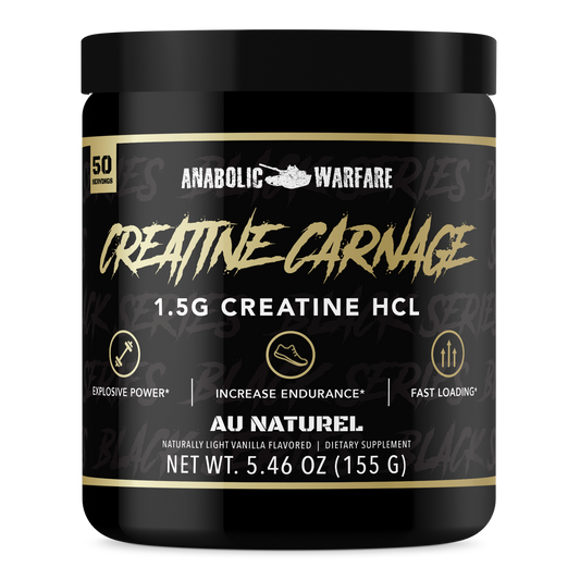 Creatine Carnage Creatine HCL, Au Naturel by Anabolic Warfare