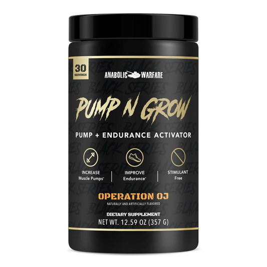 Pump N Grow Stim-free Pre-workout Powder, Operation OJ by Anabolic Warfare