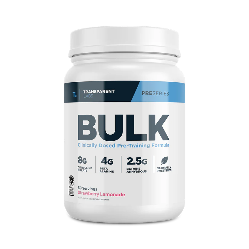 PreSeries Bulk Pre-workout by Transparent Labs - STORE PICKUP ONLY