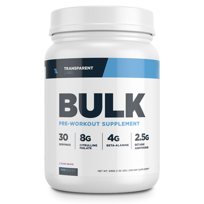 PreSeries Bulk Pre-workout by Transparent Labs - STORE PICKUP ONLY