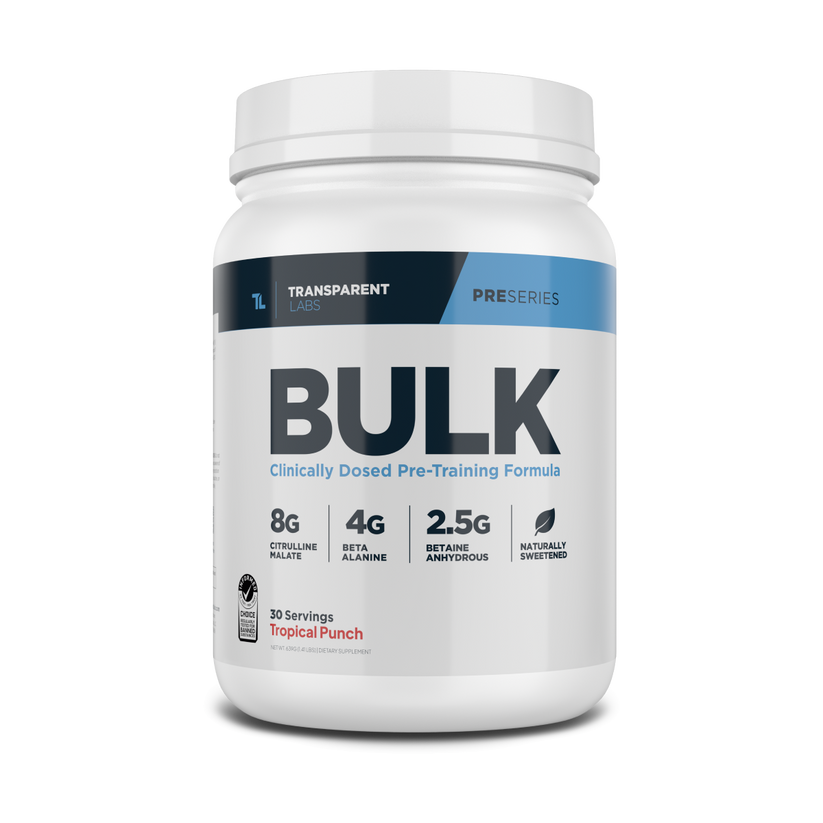 PreSeries Bulk Pre-workout by Transparent Labs - STORE PICKUP ONLY