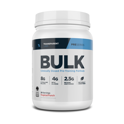 PreSeries Bulk Pre-workout by Transparent Labs - STORE PICKUP ONLY