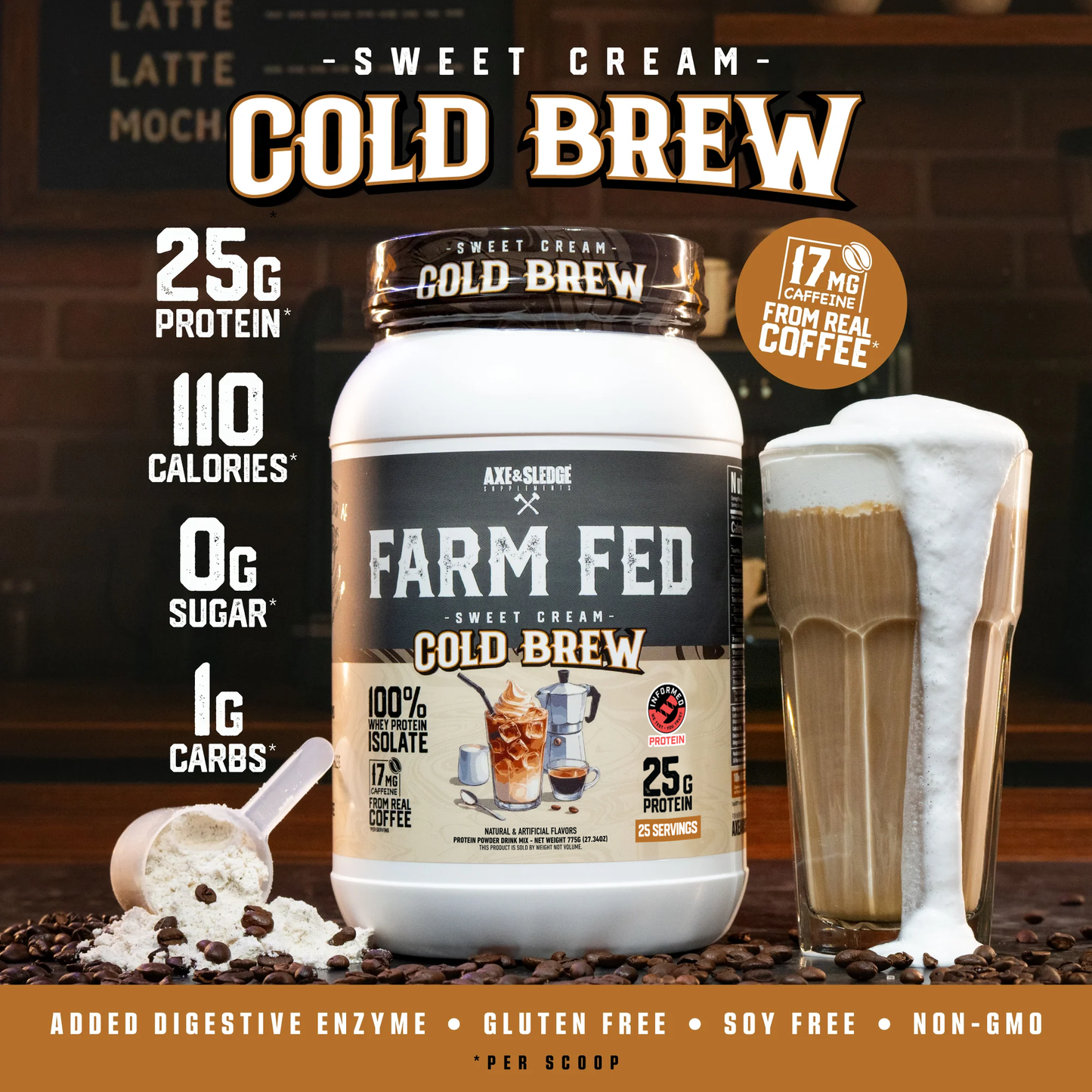 Farm Fed Protein by Axe & Sledge