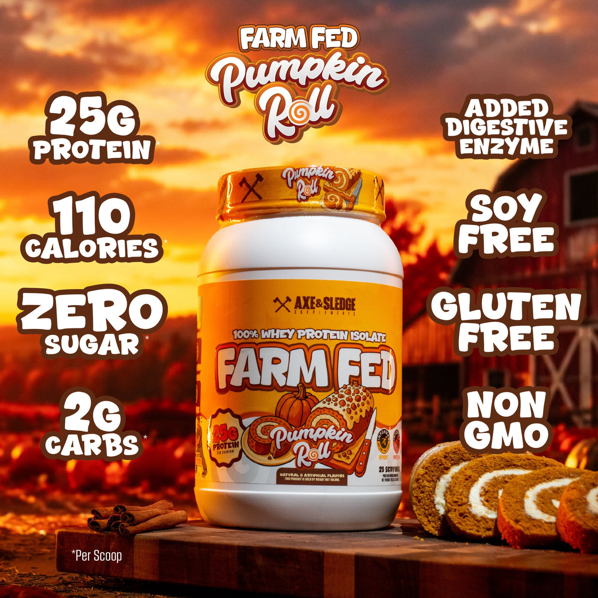 Farm Fed Protein by Axe & Sledge