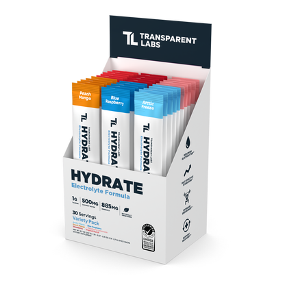 Hydrate electrolyte formula by Transparent Labs