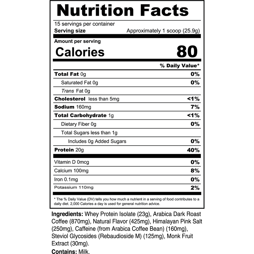 ProteinSeries Protein Coffee by Transparent Labs