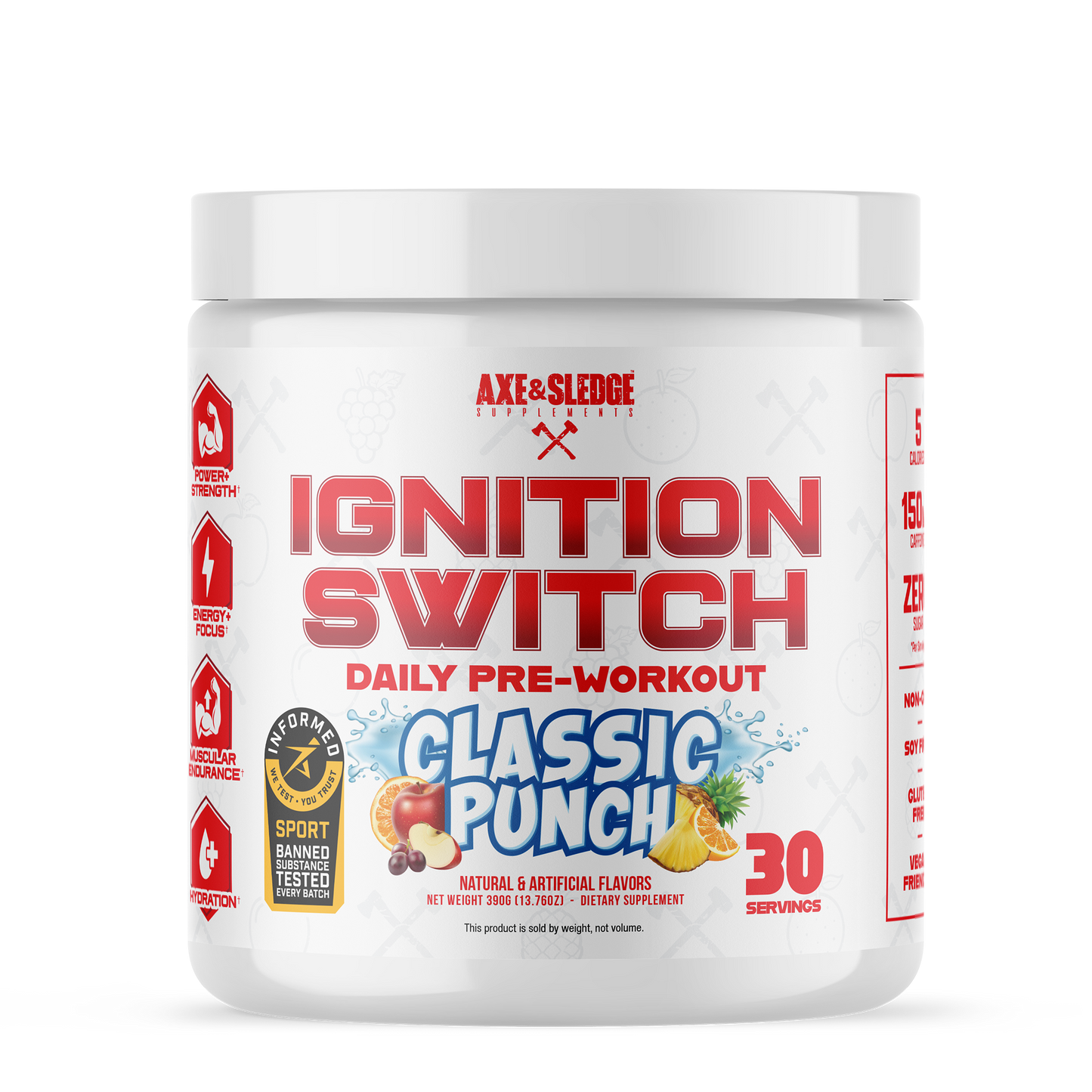 Ignition Switch Stim Pre-Workout by Axe & Sledge