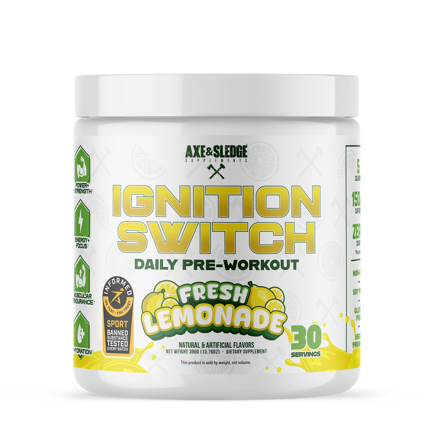 Ignition Switch Stim Pre-Workout by Axe & Sledge
