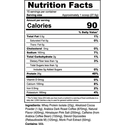 ProteinSeries Protein Coffee by Transparent Labs